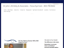Tablet Screenshot of focus-eyecare.com